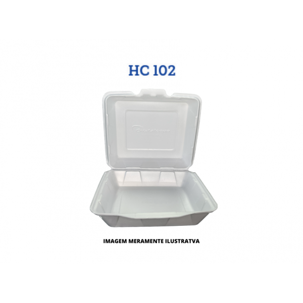 ESTOJO - CRISTALCOPO - 1300ML XPS BRANCO HC102 - CX100